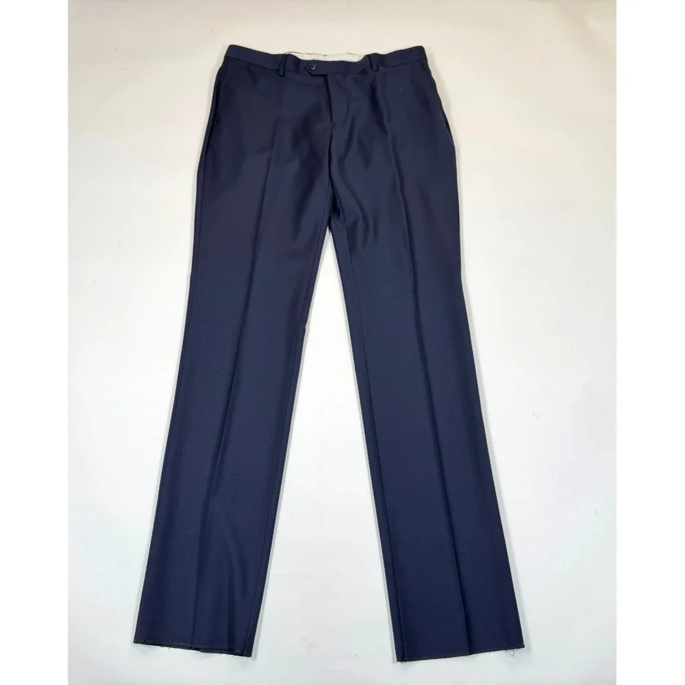 Charles Tyrwhitt 3Pc Twill Jacket‎ Pant Vest Men 44L NWT NWOT Taylored Fit Navy